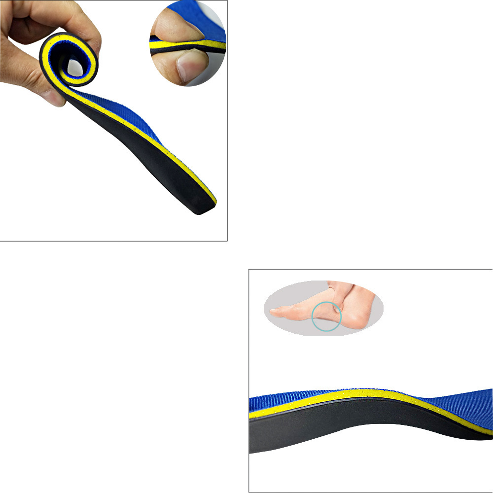 EVA Material Arch Support Protection Sports, High Elasticity And Shock Absorption, Flat Foot Orthotic Correction_voghion.com