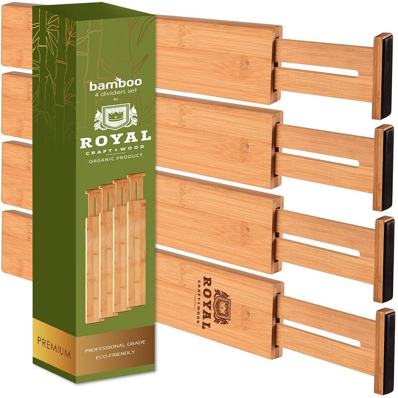 Source Factory Price Customized Bamboo Retractable Drawer Divider Bamboo Partition Can Be Customized for Storage Source Factory Price Customized Bamboo Retractable Drawer Divider Bamboo Partition Can Be Customized for Storage