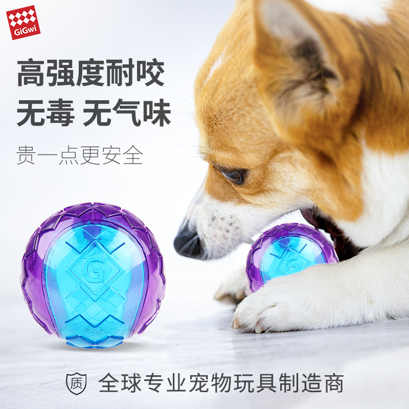 Gigwi Is a Pet Toy That Makes Sounds, a Gball Sound-Making Ball for Puppies and Adult Dogs, a Self-Entertaining Interactive Sound Toy for Dogs