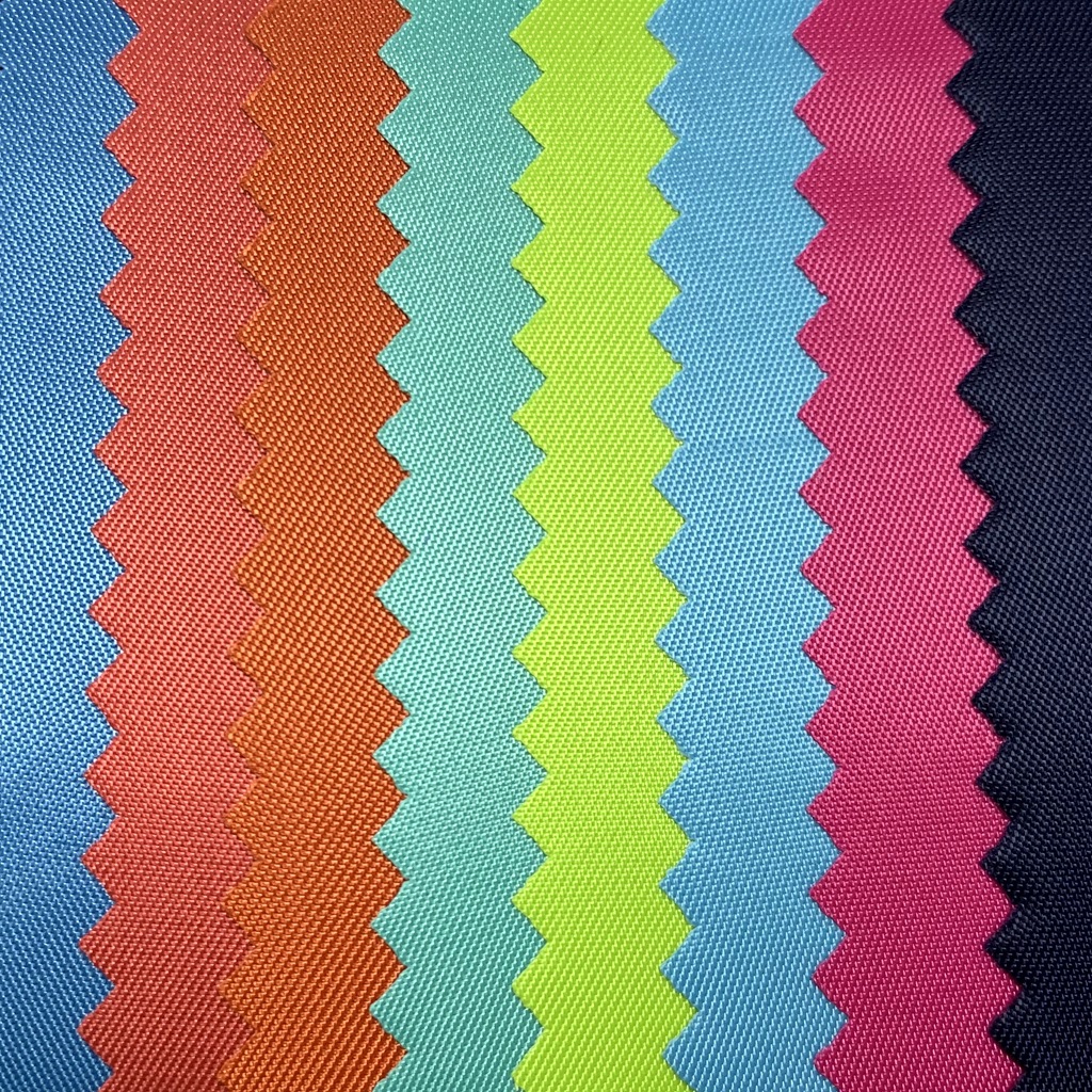 现货涤纶斜纹布 亮面230T斜纹PVC涤纶面料 加密230D过胶布