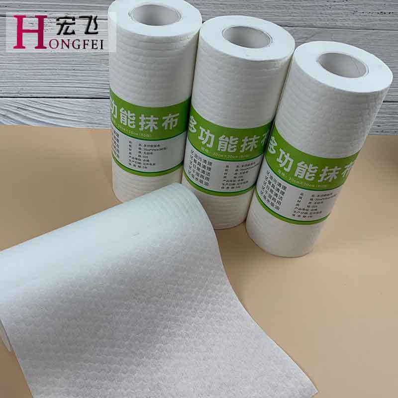 Kitchen Rag, Disposable Wet and Dry Dishwashing Cloth, Absorbent and Easy to Remove Oil Stains, Household Multifunctional Lazy Rag