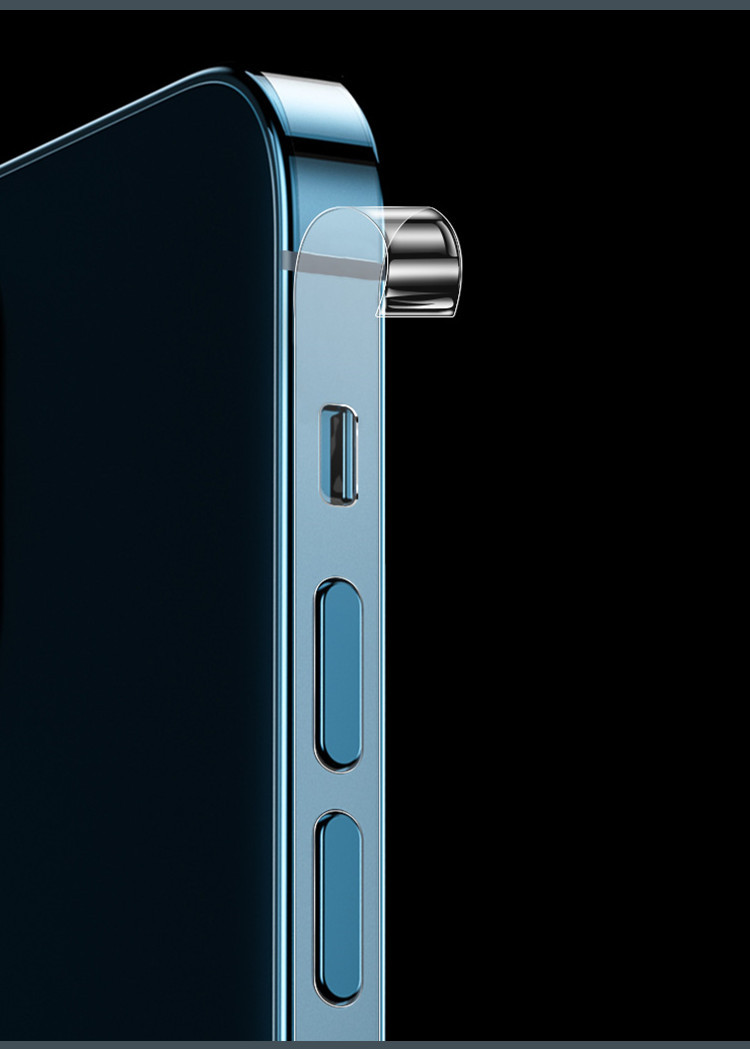 GOR para el iPhone 15 Pro Frame Film Apple 14 Pro Max película lateral todo incluido de cuatro esquinas etiqueta transparente