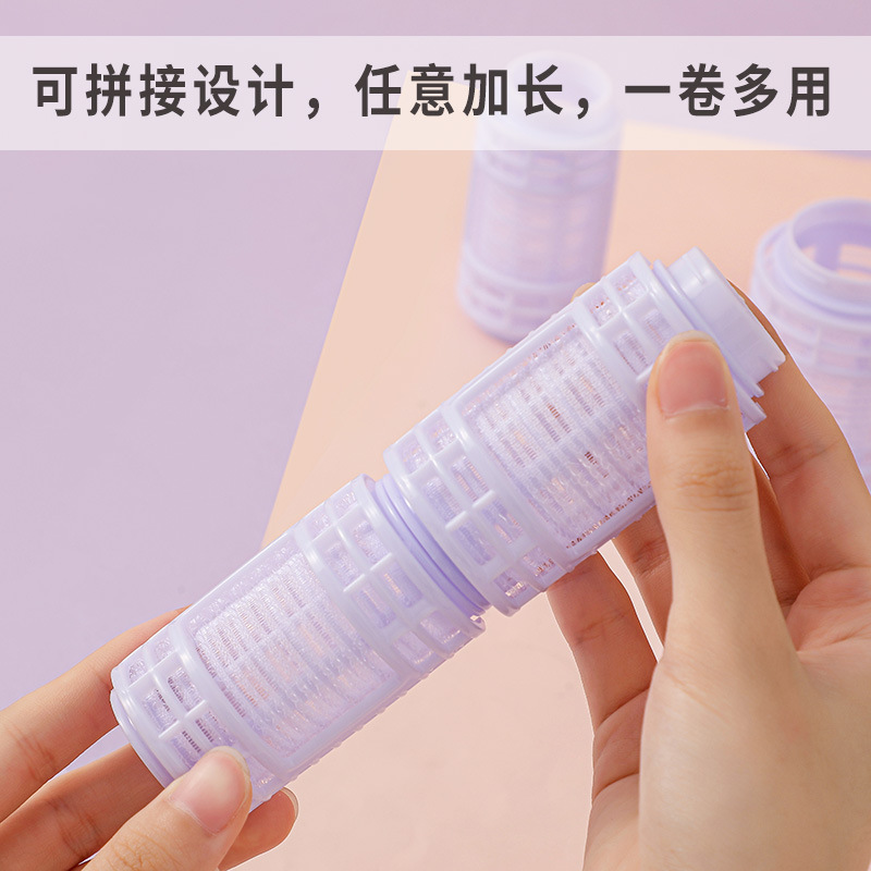 Marian empalmado aire de ocho palabras flequillo rizador de pelo plástico que forma artefacto de fijación mullido rizador de pelo autoadhesivo