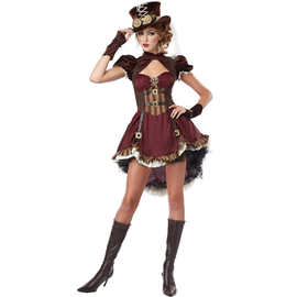 万圣节海盗服装  海盗女服装复古海盗服化妆舞会派对服装批发