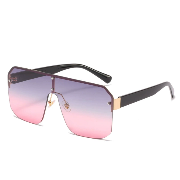 Golden frame gray powder