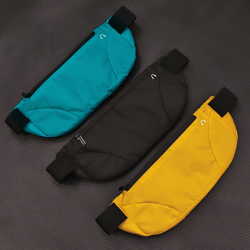 Waist Bag Women's Running Sports Mobile Phone Bag Marathon Special Equipment Large Capacity Invisible Belt Fitness Bag Waterproof