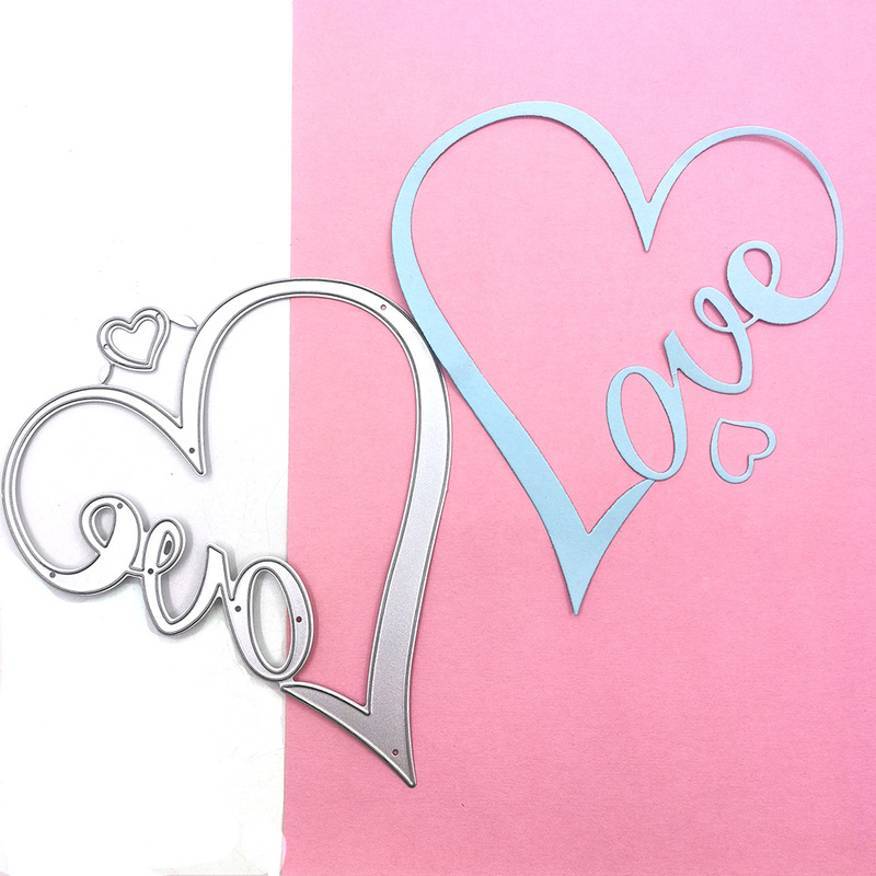 scrapbooking DIY cutting die carbon steel die die die embossing die die template love letter box scrapbooking DIY cutting die carbon steel die die die embossing die die template love letter box