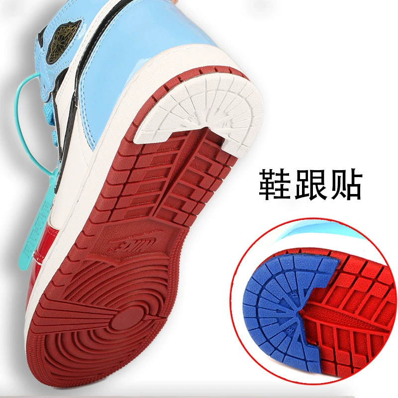 Нашивка на подошве, износостойкая утолщенная резиновая подошва, противоскользящая нашивка на каблуке, самоклеящаяся баскетбольная обувь, спортивная обувь, противоизносная нашивка aj1
