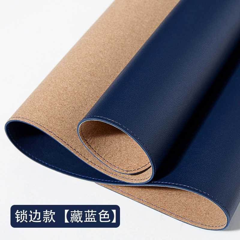 Desk Mat / Table Mouse Pad, Large Double-Sided Surface, Cork-Edge & Multiple Sizes