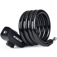 自行車鎖電動電瓶山地單車固定便攜式鎖頭防盜鋼絲鏈條鎖配件大全