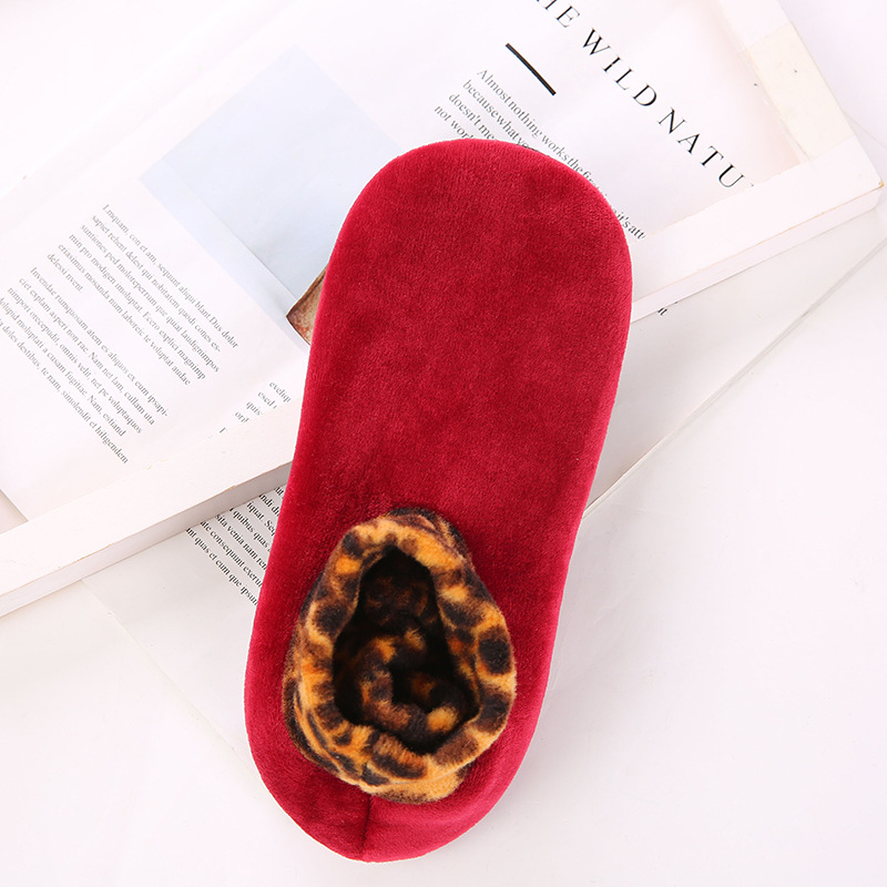 Calcetines de piso forrados de lana engrosados adultos Otoño e Invierno hombres y mujeres de dispensación suave antideslizante súper suave cálido Centro de Educación Temprana Calcetines