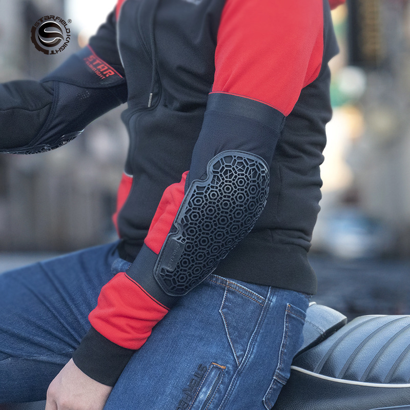 starry sky knight Riding Strike Elbow anti-seismic comfortable ventilation Hand guard silica gel non-slip Exorcism