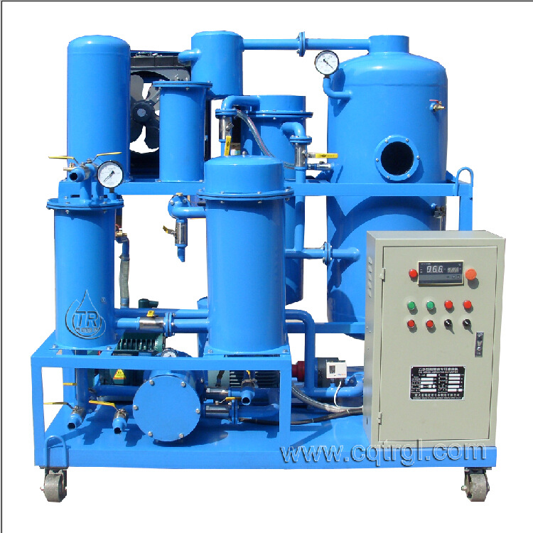 通瑞ZJDC高粘度齿轮油滤油机过滤油中的粉尘破乳化脱水滤油机