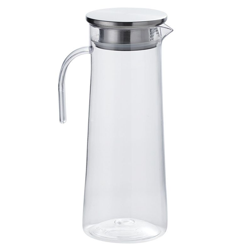 Jarra de acrílico jugo de plástico olla fría Hervidor de agua restaurante bar olla de bebidas resistente a altas temperaturas a prueba de explosiones olla de limón