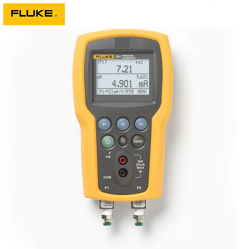 Прецизионный калибратор давления Fluke FLUKE721, инструмент для калибровки давления с двойным диапазоном, двухканальный манометр