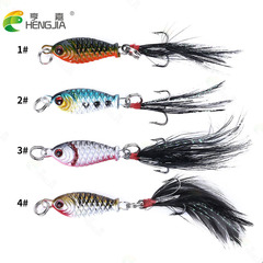 Micro-object iron plate Hengjia mini lead fish small iron plate long-range freshwater reservoir lure bait wholesale cross-border supply