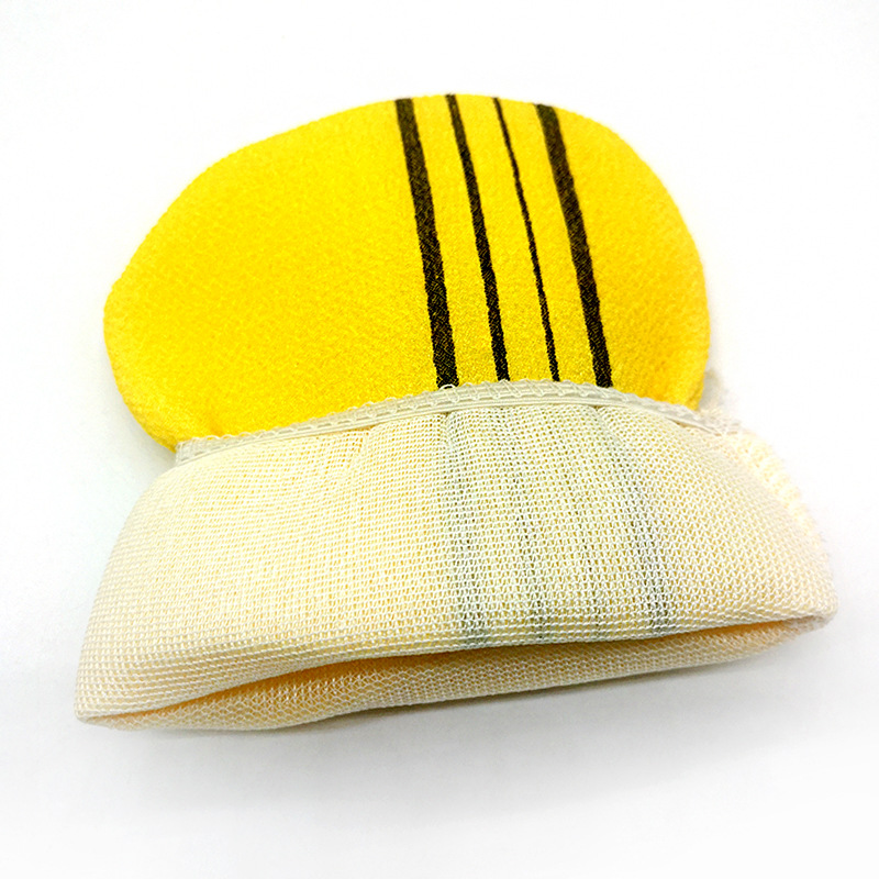 Toalla exfoliante coreana estilo abuela, guante de baño suave de doble cara, proveedor mayorista