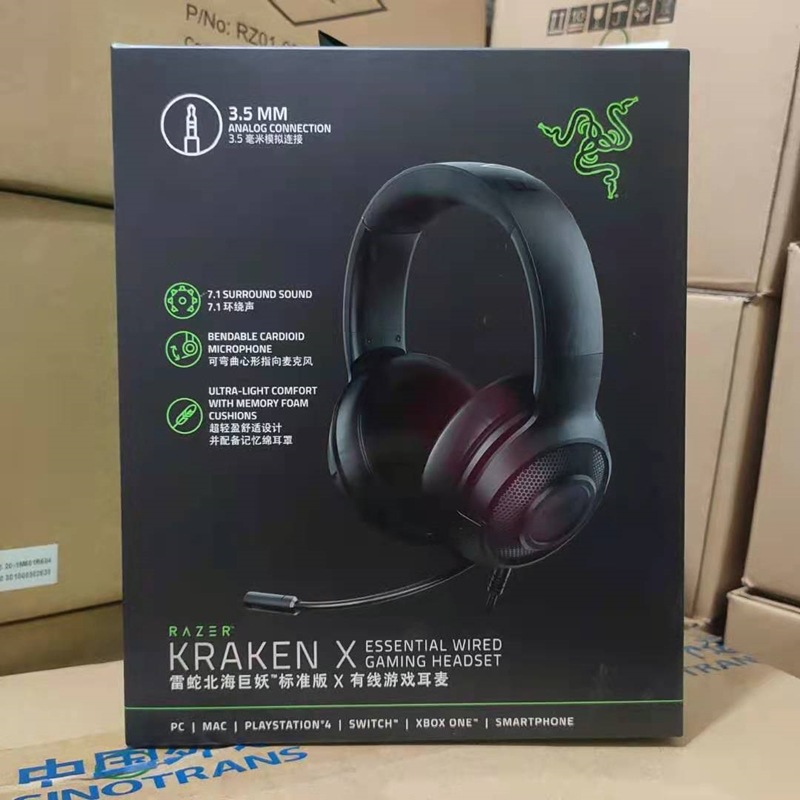 Kraken X Kraken X Standard Edition Gaming Headset Microphone Headset Computer 3.5 Wired Headset