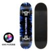 Blue flame (80*20) 6045 PU flash wheel