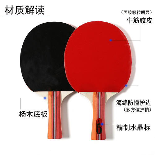 Whinnson table tennis paddle wholesale high elasticity set professional training double-sided backsheet rubber sheet dropshipping
