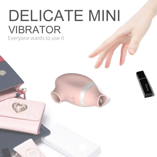 Double-headed sucking and licking vibrator for women, clitoral sucking and stimulation, second tide vibrating masturbation device, sex toy manufacturer wholesale