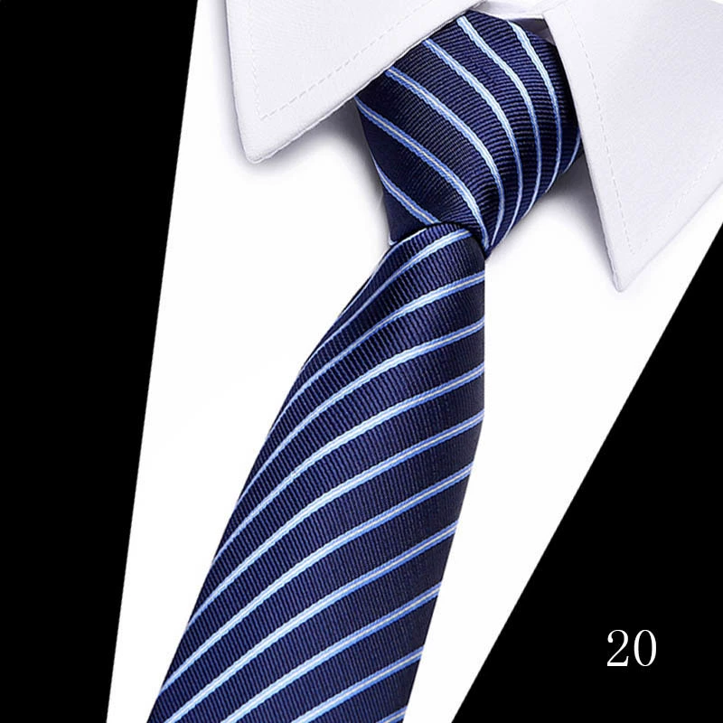 Tie, high-quality South Korean silk, 7.5 cm wide, classic long 146 cm