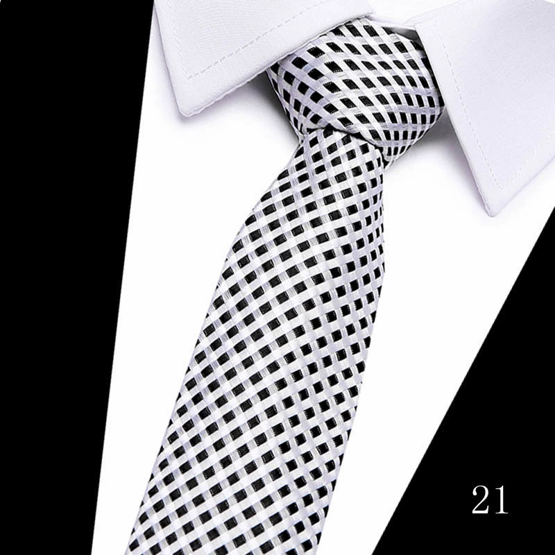 Tie, high-quality South Korean silk, 7.5 cm wide, classic long 146 cm