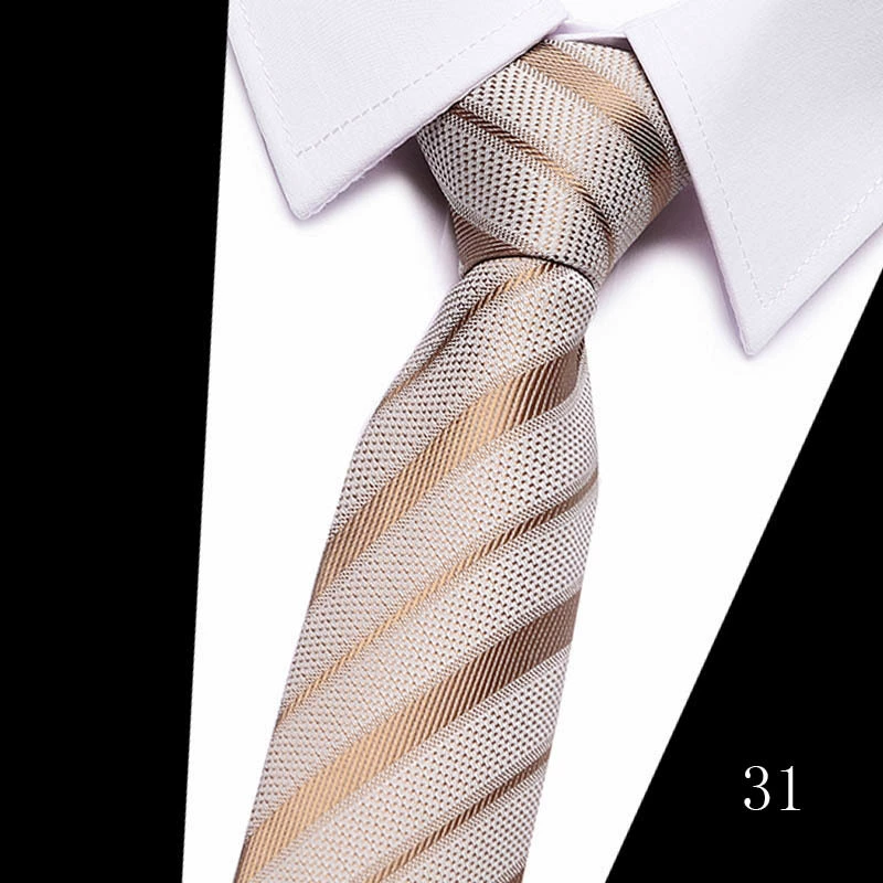 Tie, high-quality South Korean silk, 7.5 cm wide, classic long 146 cm