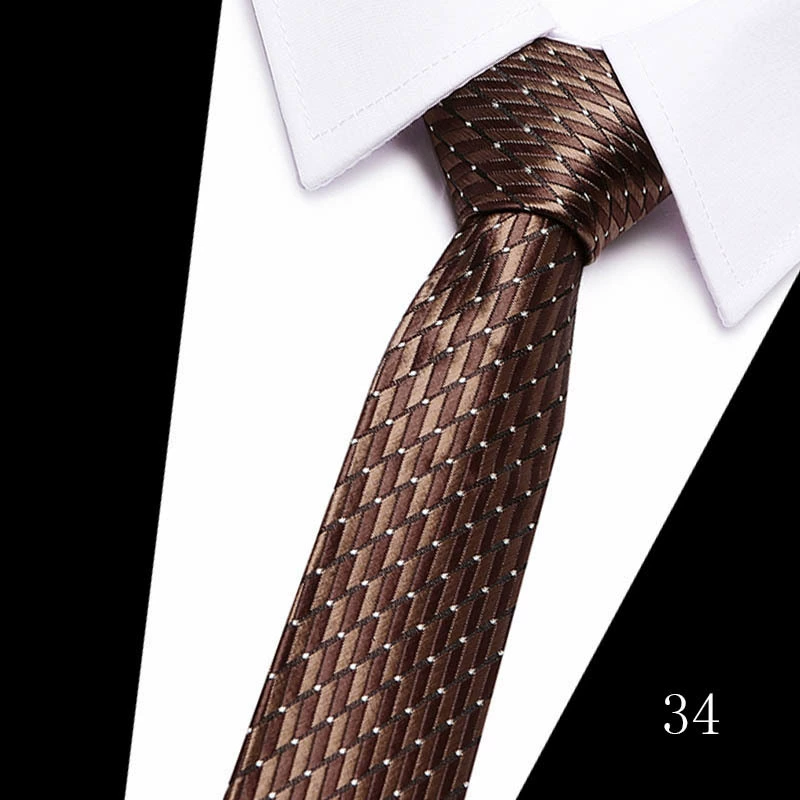 Tie, high-quality South Korean silk, 7.5 cm wide, classic long 146 cm