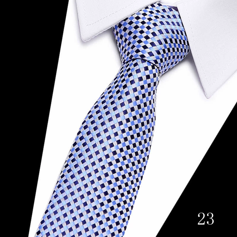 Tie, high-quality South Korean silk, 7.5 cm wide, classic long 146 cm
