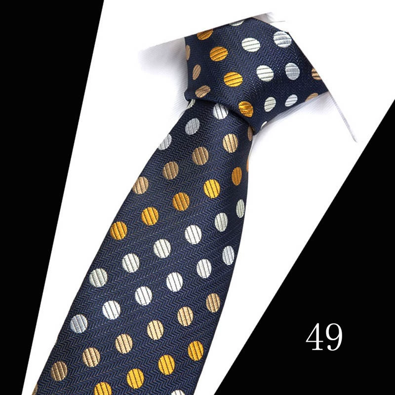 Tie, high-quality South Korean silk, 7.5 cm wide, classic long 146 cm