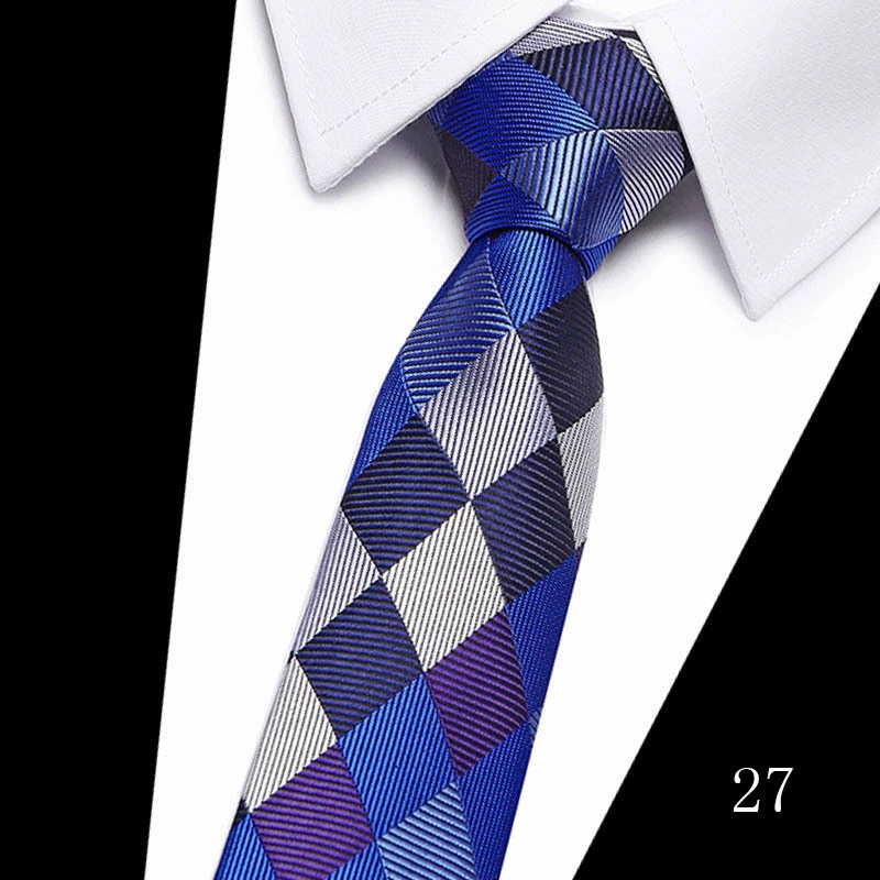 Tie, high-quality South Korean silk, 7.5 cm wide, classic long 146 cm