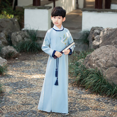 Hanfu boy 2024 spring and autumn new Chinese style children's ancient costume scholar handsome modified version Guo Xue Tangzhuang wholesale