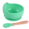 Bowl+wooden handle spoon y13