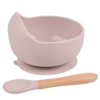 Bowl+wooden handle spoon y26