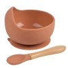 Bowl+wooden handle spoon y27