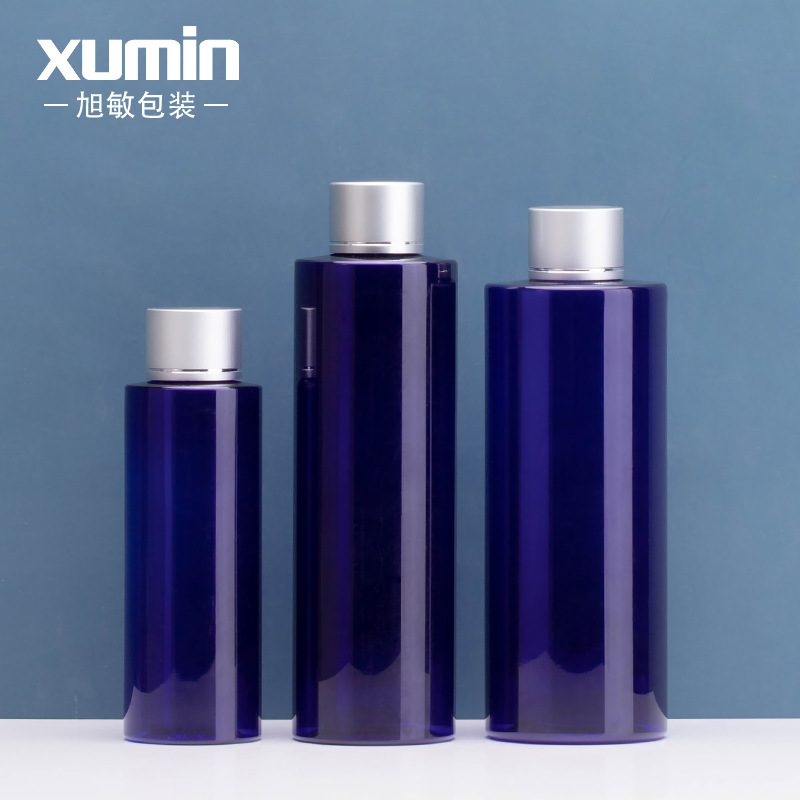 现货化妆品瓶 250ML大容量爽肤水瓶100ml亚银电化铝盖瓶 旭敏包材