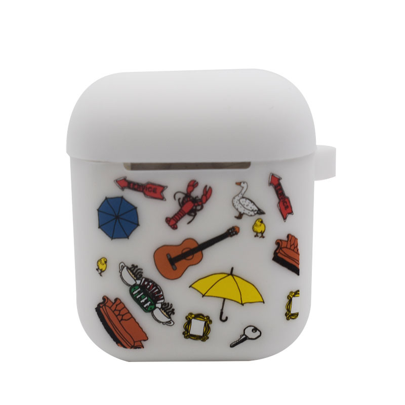 Aplicable airpods2 funda protectora Segunda Generación Apple auricular caso funda de silicona i12 funda protectora auriculares Accesorios