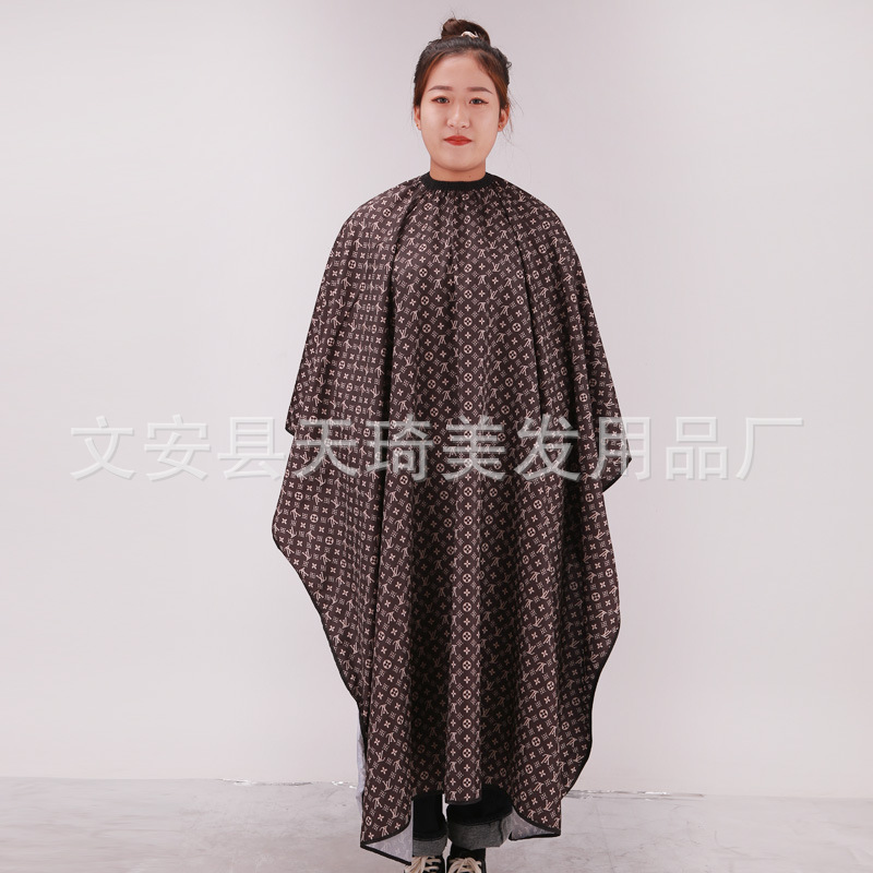 Capa grande para barbería, delantal de corte de pelo antiadherente, chal de peluquería, capa de salón, envío directo transfronterizo de moda. image 5