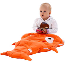 婴儿睡袋加厚 男女宝宝鲨鱼睡袋工厂厂家批发一件代发定做1202c
