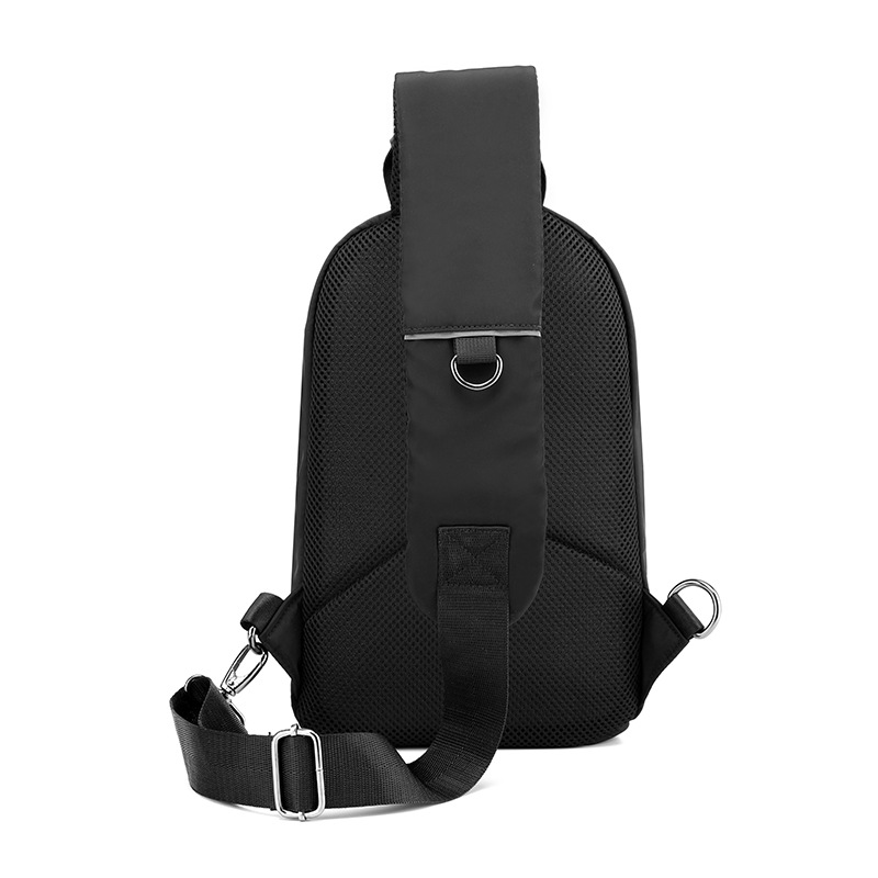 Nueva bolsa de pecho de los hombres de moda bolsa de pecho de los hombres ocasionales coreanos bolsa de hombro de tela Oxford urbano bolsa de pecho para la generación de cabello