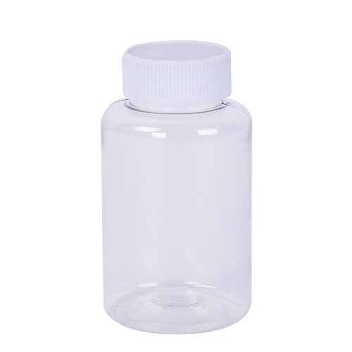 Wholesale 30 50 100 ml plastic bottles transparent large mouth bottles sealed capsule refill bottles wide mouth pet empty bottles