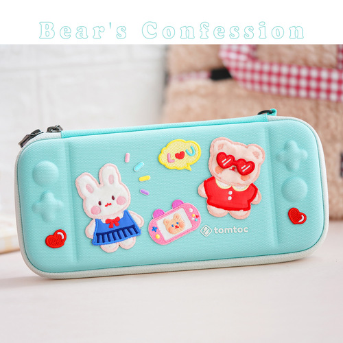 Bear Rabbit Couple Animal Embroidery Sticker Scarf DIY Hat Glove Decoration Down Jacket Patch Sticker Cute D3-4
