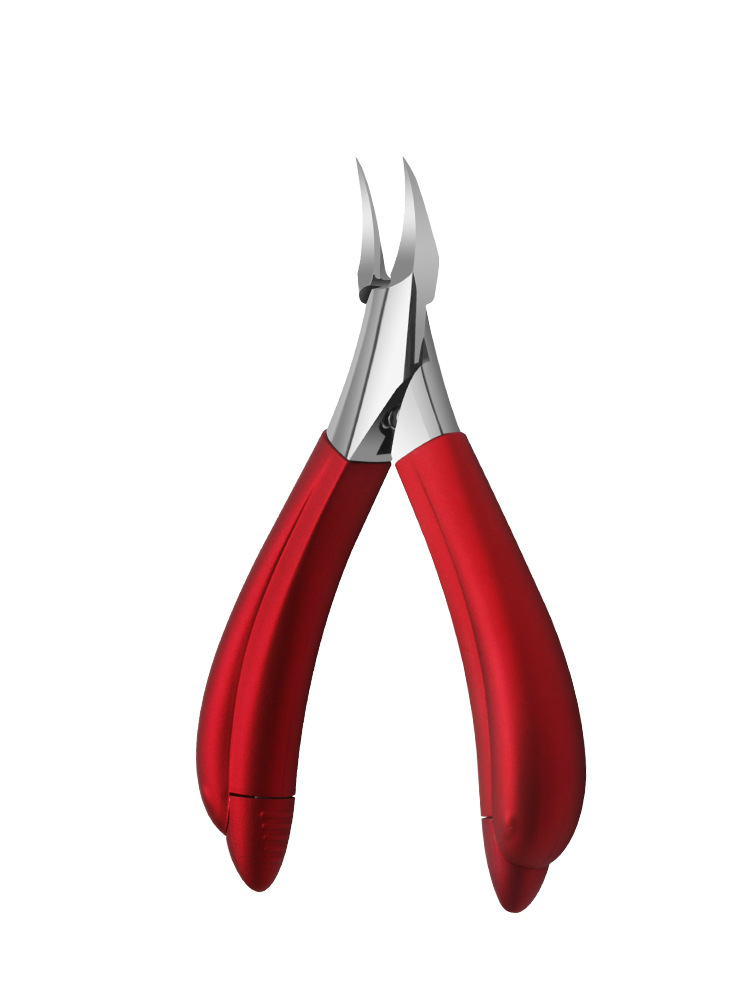 Fábrica en stock hogar Acero inoxidable ranura especial águila nariz alicates manicura artefacto oblicuo cortaúñas traje al por mayor