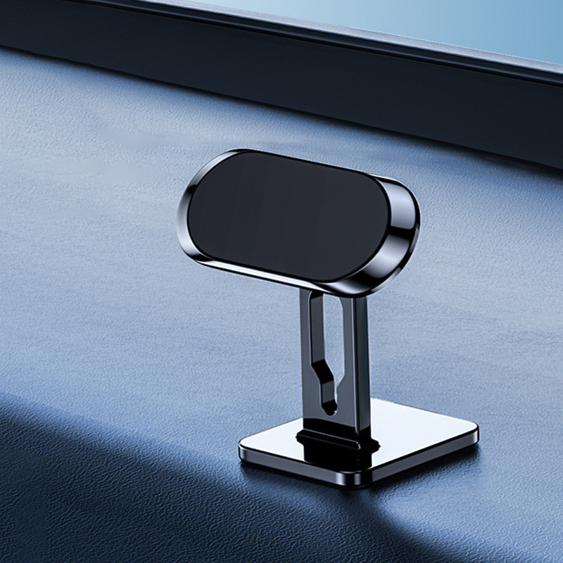 Venta caliente transfronteriza fuerte succión magnética soporte del teléfono móvil salida de aire clip universal inducción de la gravedad imán de metal soporte del coche