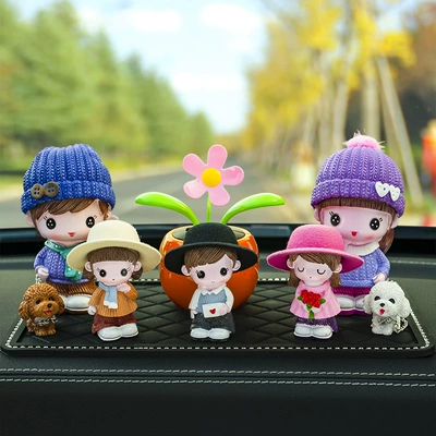 Car ornaments – Women - scarf-couple-mi-er-xin-zi-hua-hua-round-hat-orange-sunflower-big-diamond-pad