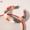 Retro headband, trend cloth with pigtail, new collection, Korean style