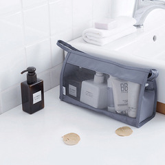 Portable Hanging Travel Shower Bag for Men, Waterproof Large Capacity Makeup Bag for Women, Outdoor Business Trip Wash Bag