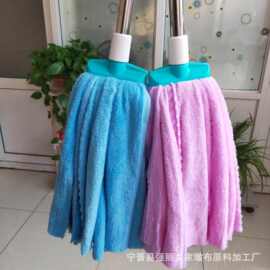 供应珊瑚绒拖把布条棉小宽头老式家用超细纤维吸水墩布厂家批发