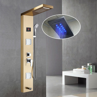 shower panel�a��LED���幦��304���P���ԡ�������b��ԡ����ԡ��